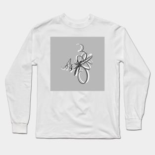 Octopus graphic design with tentacles outstretched Long Sleeve T-Shirt